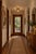Late 20th Century Traditional Brass and Glass 3-Light Entryway Hall Light Fixture Flush Mount For Sale In Pittsburgh - Image 6 of 6