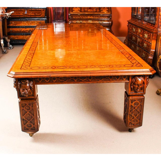 There is no mistaking the style and sophisticated design of this exquisite rare antique English 12ft Elizabethan Revival...