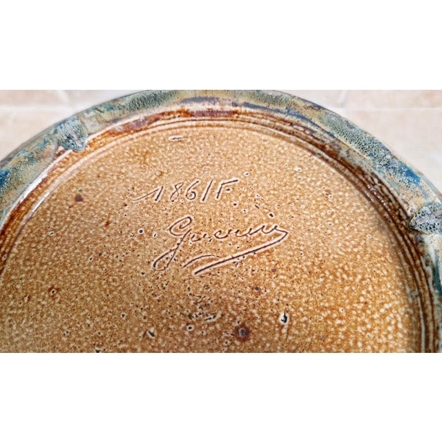 Large Vase with Handles in Flamed Stoneware by Roger Guérin, 1920s For Sale - Image 11 of 16