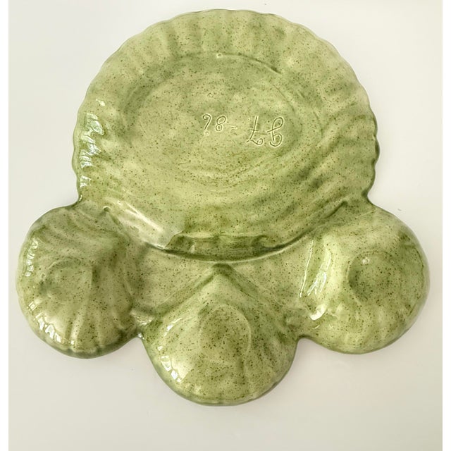The perfect platter for your summer soire. Vintage glazed ceramic large shell with 3 smaller shell compartments below. Use...