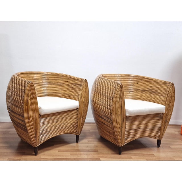 Armchairs from Vivai Del Sud, 1980s, Set of 2 For Sale - Image 17 of 17