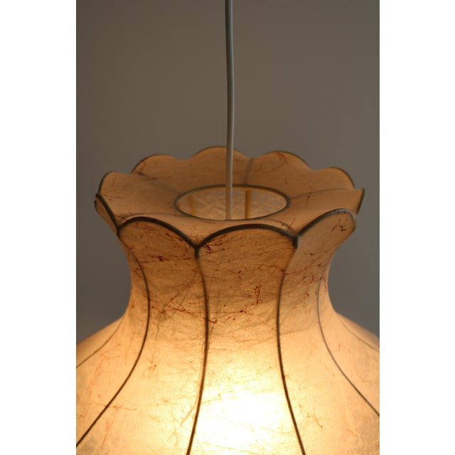 Cocoon Pendant Light, 1970s For Sale - Image 6 of 8