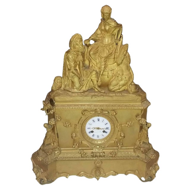 19th Century Table Clock from Leroy & Fils For Sale