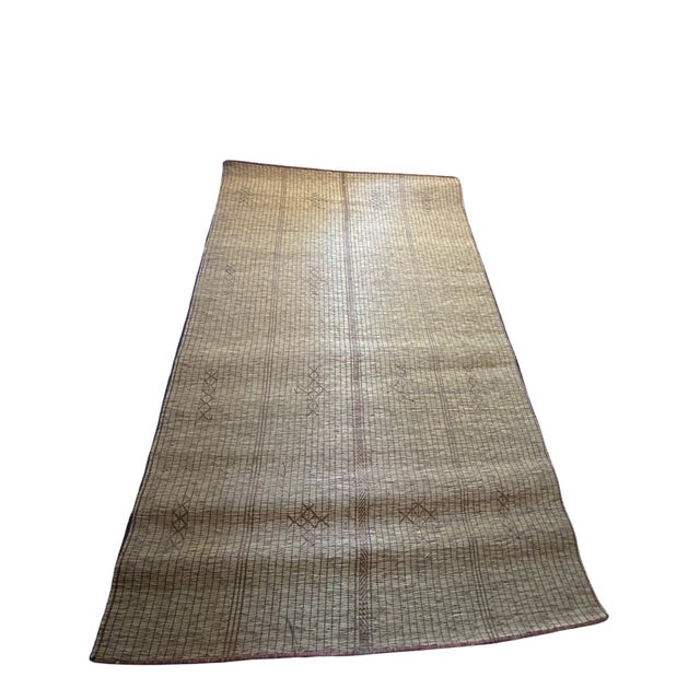 Tuareg Rug in Plant Fibers and Leather, 1990s For Sale - Image 17 of 17
