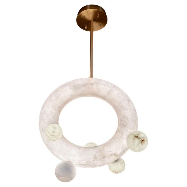 Ozark Pendant Lamp by United Alabaster For Sale - Image 10 of 10