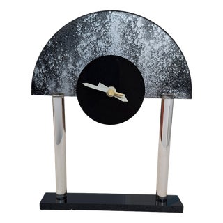 Vintage Postmodern Italian Table Clock by Creazioni G & F, Italy, 1990 For Sale