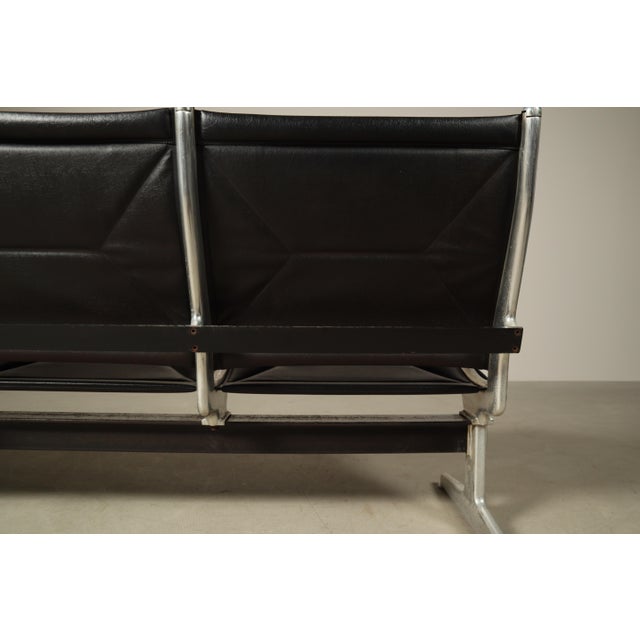 Tandem Sling Bench by Charles & Ray Eames for from Herman Miller, 1960s For Sale - Image 9 of 16