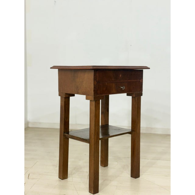Antique Gründerzeit Biedermeier Sewing Table in Pine, 1890s For Sale - Image 11 of 14