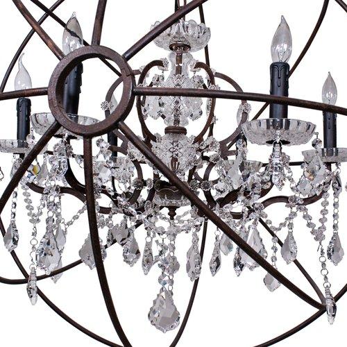 Restoration Hardware Foucault's Orb Crystal Chandelier Chairish