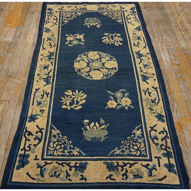 Antique Chinese Peking Rug, Size: 3'0" x 5'6" Chinese - Peking The commercial Peking carpet is a later 19th century...