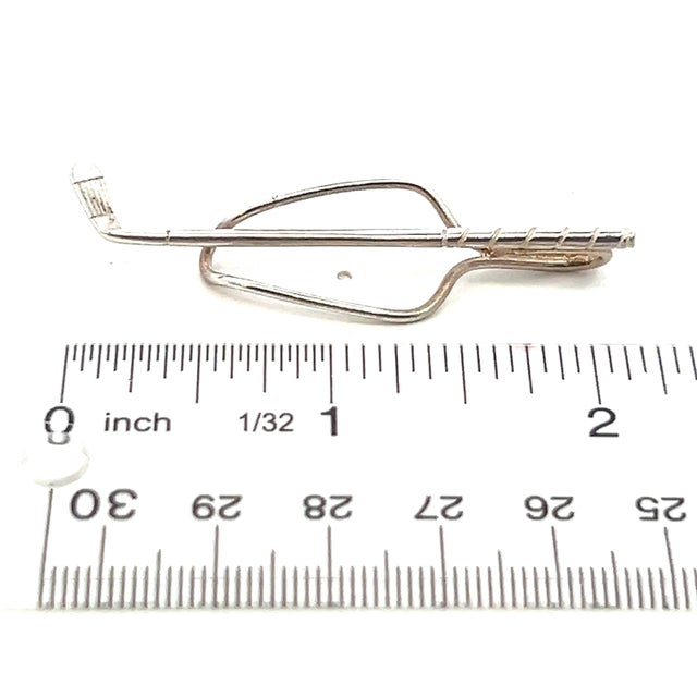 Silver 1990s Tiffany & Co Estate Golf Tie Clip Sterling Silver For Sale - Image 8 of 8
