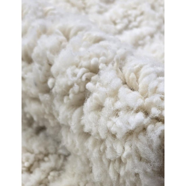 Off-White Moroccan Runner Rug - 7 X 2 Ft For Sale - Image 4 of 8