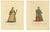 Grand Tour Italian Costume Prints, Habit of a Lady of Ischia, an Island in the Gulf of Naples, 1749, Paper, Set of 2 For Sale - Image 12 of 12