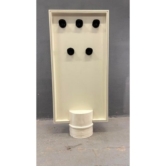 Mid-Century Modern Double-Sided Hall Stand with Mirror and Coat Hooks, Europe, 1960s For Sale - Image 11 of 18
