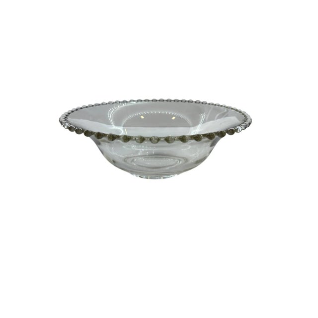 Mid-Century Modern Mid 20th Century Imperial Glass Candlewick Bowl For Sale - Image 3 of 9
