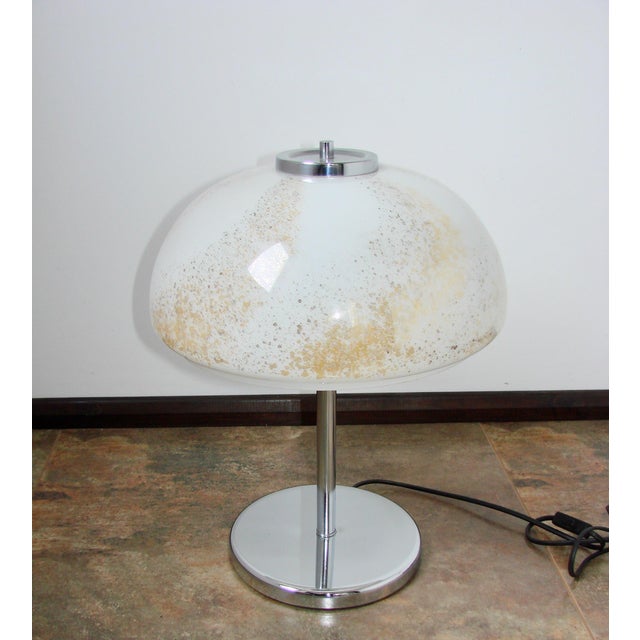 1970s Modernist Glass Table Lamp, 1970s For Sale - Image 5 of 10