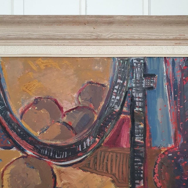 Mid-Century Modern Herbert, Still Life, 1953, Oil on Panel For Sale - Image 3 of 18
