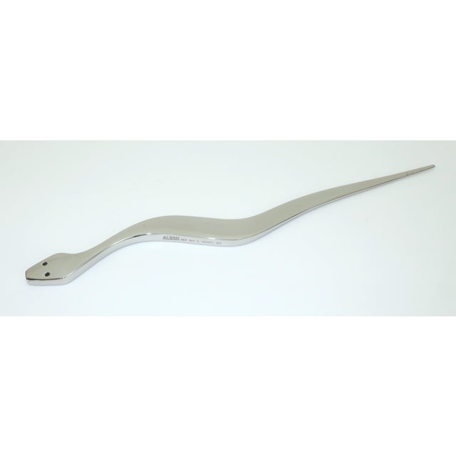 Alessi Giulio Iacchetti 'Bis' Snake Letter Opener, 2013 For Sale - Image 9 of 14