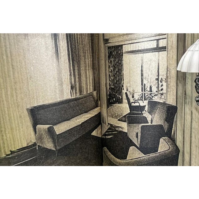 Armchair in Black Hardwood & Chenille, Giuseppe Scapinelli, 1950s - Lot 584 For Sale - Image 12 of 12