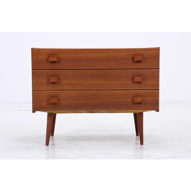 Vintage Chest of Drawers in Teak, 1960s For Sale - Image 3 of 15