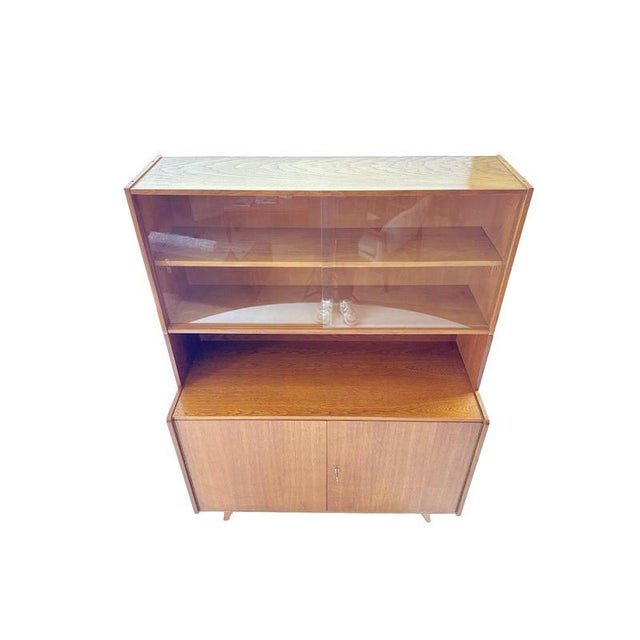 1960s Vintage U-450 Display Cabinet by Jiroutek for Interier Praha, 1960s For Sale - Image 5 of 9