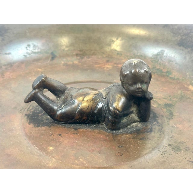 1930s Art Deco Danish Bronze Dish from Ægte Ildfast, 1930s For Sale - Image 5 of 10