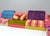 Large Mah Jong Sofa in Original Fabric attributed to Hans Hopfer for Roche Bobois, 1980s, Set of 35 For Sale - Image 10 of 18