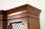 Brown Kittinger English Regency Carved Mahogany and Rosewood Breakfront Bookcase Cabinet, Circa 1960s For Sale - Image 8 of 17