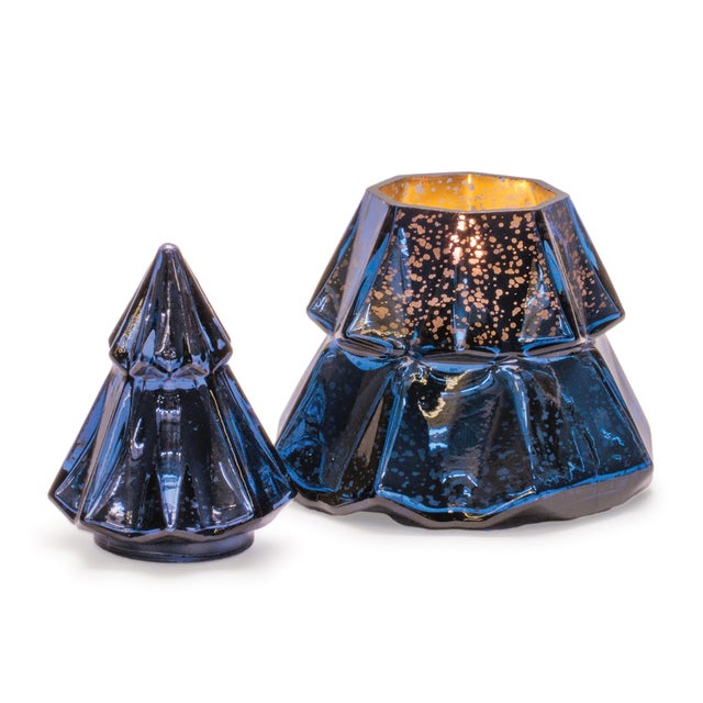 Add a warm seasonal glow to your décor with this LED Glass Tree Candle, beautifully designed in a sculpted evergreen...