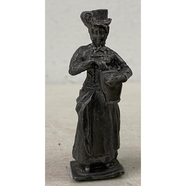 Early 20th Century Three English Various Metal Street Figures-Miniature Statuettes For Sale - Image 5 of 10