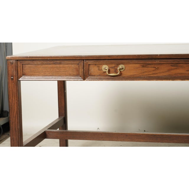 A Large Two-Tone Writing Desk from the Offices of Peter Mullin Provenance Peter Mullin Automotive Museum Unmarked...