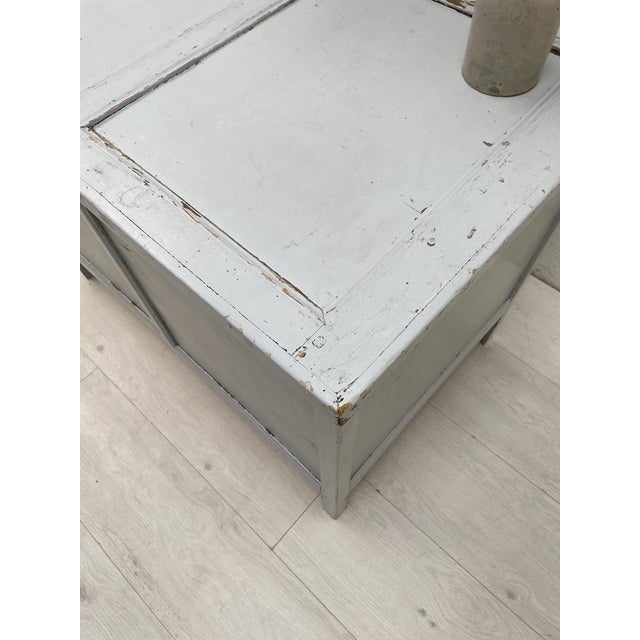 Vintage Painted Wooden Chest For Sale - Image 11 of 18