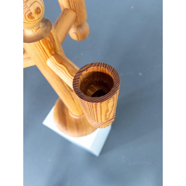 Vintage Scandinavian Candleholder by Uno & Östen Kristiansson, 1970s For Sale - Image 9 of 11