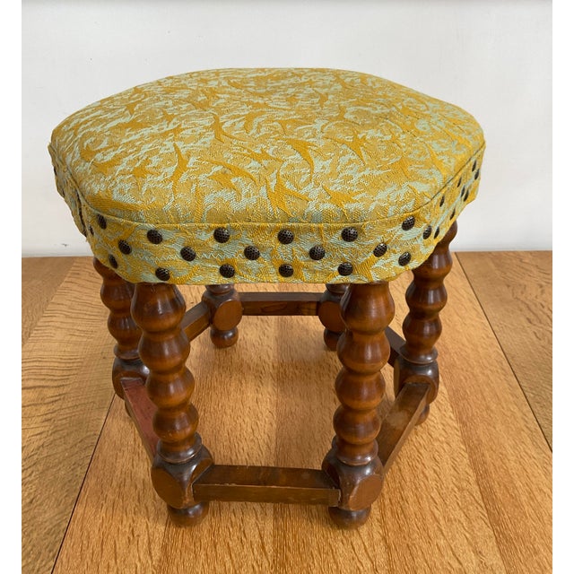 Add a layer of rich, artisanal texture and vintage character to your living space with this charming mid-century oak...
