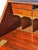 Antique George III Figured Mahogany Slant Lid Writing Desk With Rare Brass Pulls For Sale - Image 9 of 12