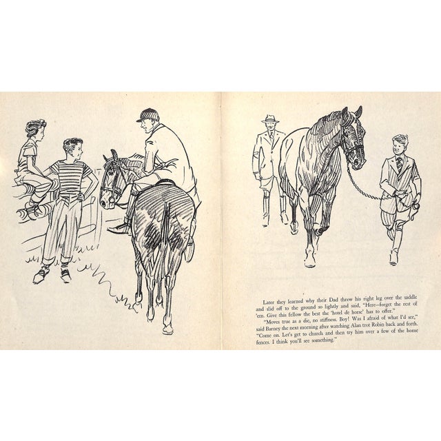 Original 1944 Pencil Drawing From Hi, Guy! The Cinderella Horse by Paul Brown 9 For Sale In New York - Image 6 of 6