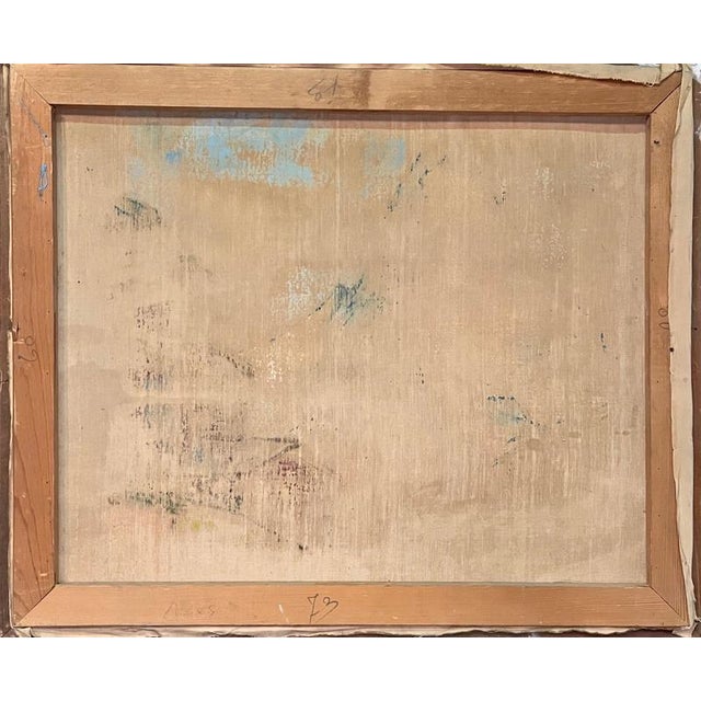 Jean Lassueur, Mountain Chalet, Oil on Canvas For Sale - Image 9 of 10