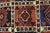 Textile Yalameh Rug 5'1'' X 6'10'' Multicolor Wool Vintage Tribal Hand-Knotted Carpet For Sale - Image 7 of 12