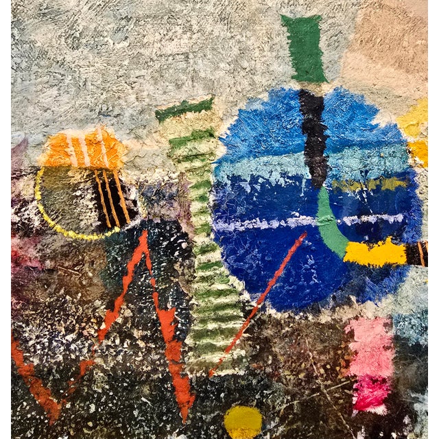 Kishio Murata - 1966 Abstract Cityscape - Original Oil Painting For Sale - Image 12 of 15