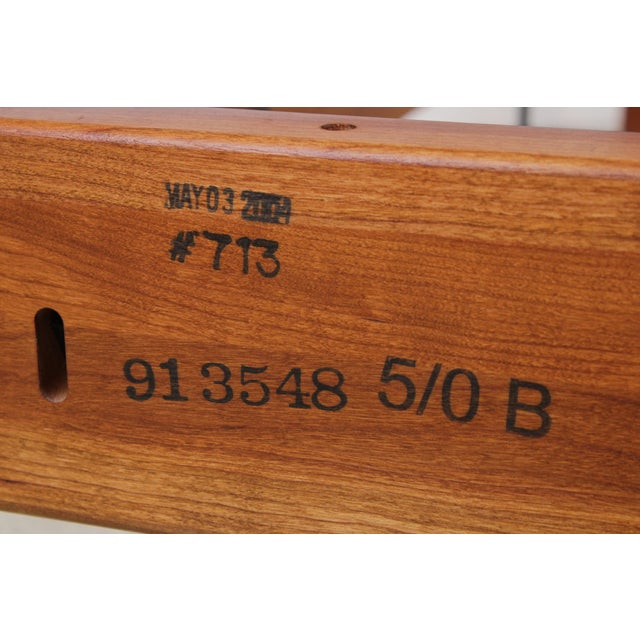 Stickley Cherry Queen Size Pencil Post Bed For Sale - Image 15 of 15