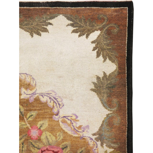 Arts & Crafts Galerie Shabab Collection Mid-20th Century European Continental Carpet For Sale - Image 3 of 11