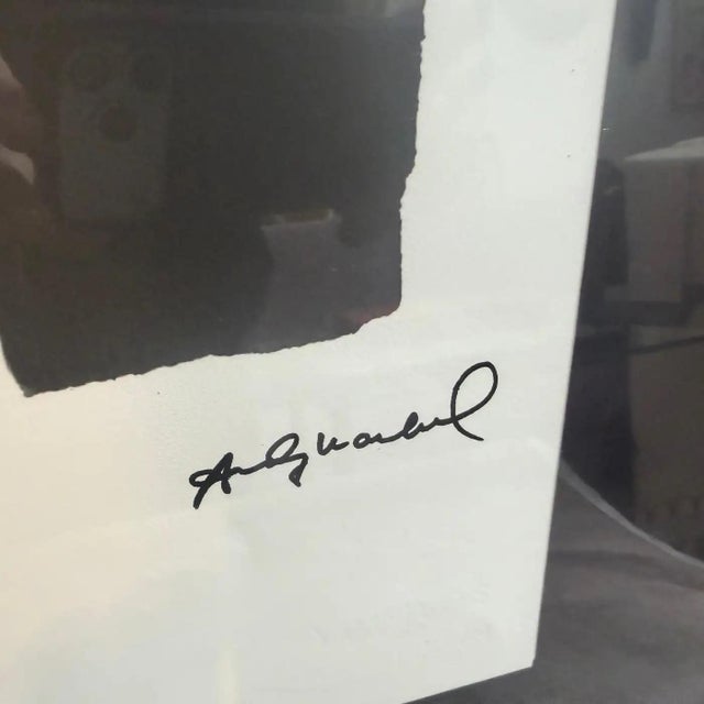 Black A 21st Century Framed Pop Art Mick Jagger 42/100 Lithograph by Andy Warhol For Sale - Image 8 of 11