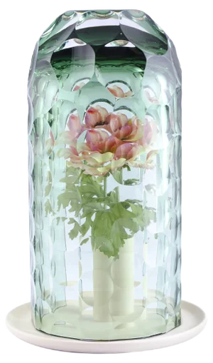 Medium Green OP-Vase by Bilge Nur Saltik