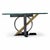 Metal Modern Kaizo Oto Design Institute America Style Glass Top Console Table For Sale - Image 7 of 7