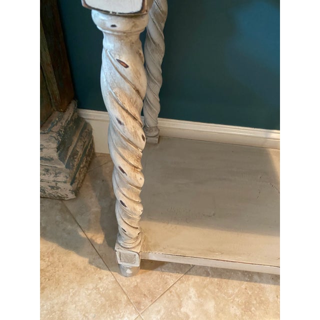 1950s Barley Twist Vintage Side Table For Sale - Image 4 of 13