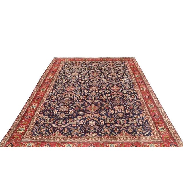 Middle Eastern Hand-Knotted Tabriz Rug For Sale - Image 4 of 11