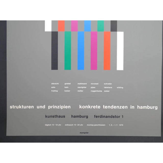 Almir da Silva Mavignier, Structures and Principles, Offset Screenprint, 1979 For Sale - Image 4 of 6