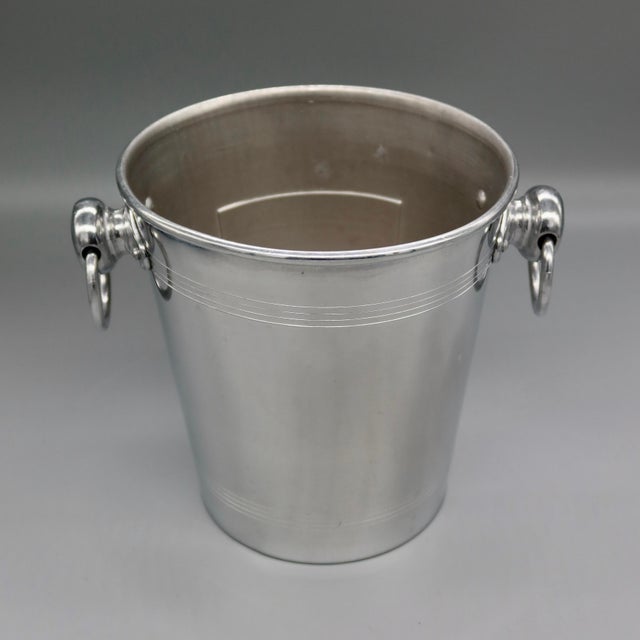 French Vintage French Champagne Ice Bucket — Monmousseau Vouvray, Touraine, Made in France For Sale - Image 3 of 6