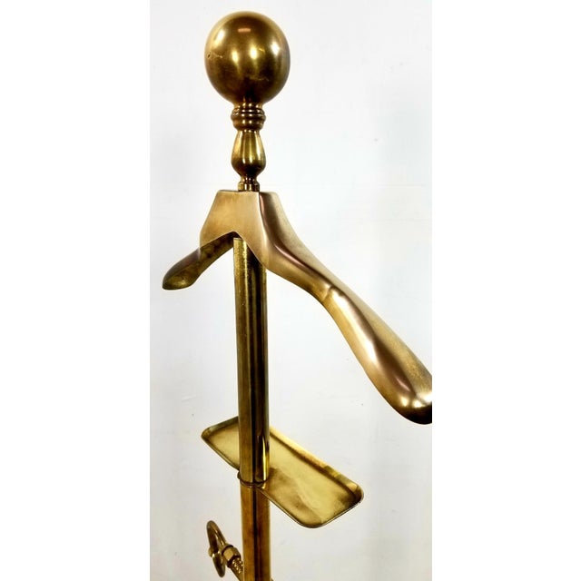 1960s Hollywood Regency Gentleman Brass Valet Chairish