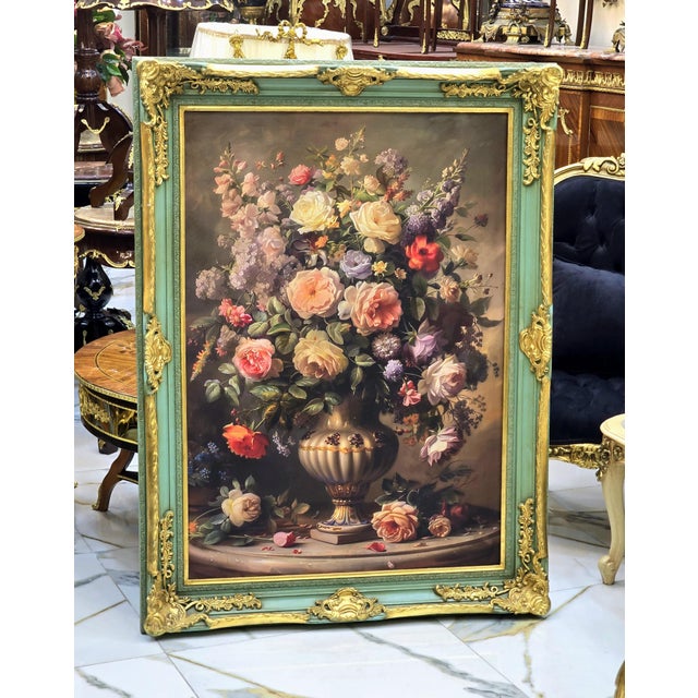 Bring timeless elegance and natural beauty into your home with this exquisite French Rococo-inspired floral wall art....
